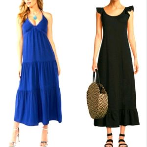 2 NWT Dresses. Blue Sofia Vergara dress & Black Time & Tru dress